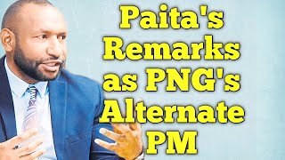 PNG Alternate PM's Remarks
