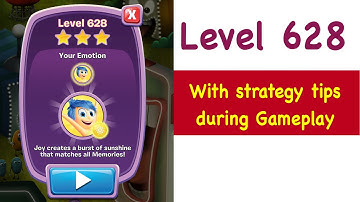 Inside Out Thought Bubbles Level 628 Tips and Strategy Gameplay Walkthrough Youtube No Boosters