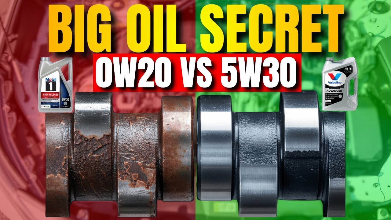 The TRUTH About 0W 20 vs 5W 30 Oil (50 Engines Tested) - YouTube