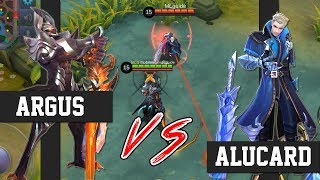 ARGUS VS ALUCARD MOBILE LEGENDS