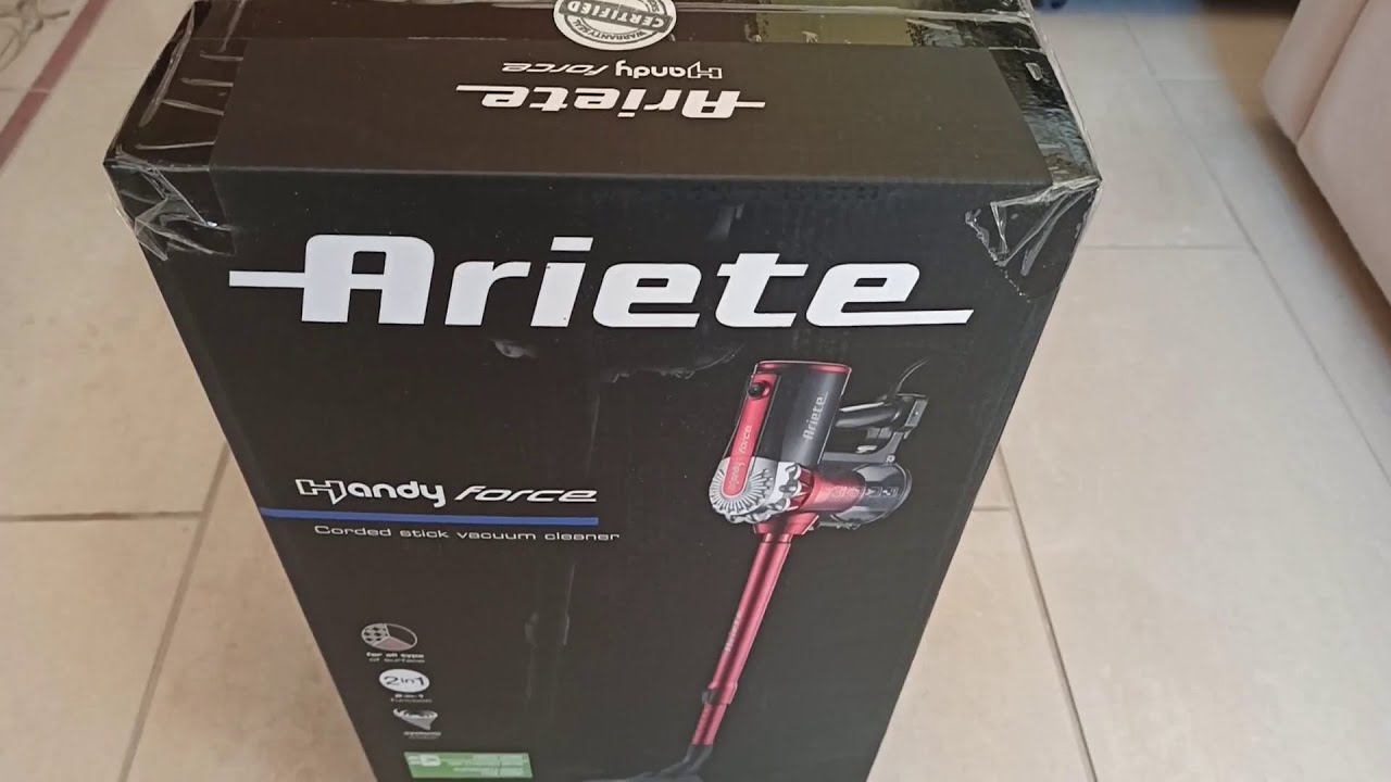 ARIETE HANDYFORCE1 UNBOXING E PULIZIA FILTRI 