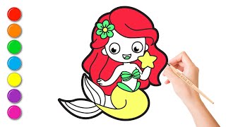 Become an Under-the-Sea Artist! ‍♀️ Draw Ariel the Little Mermaid with Me!