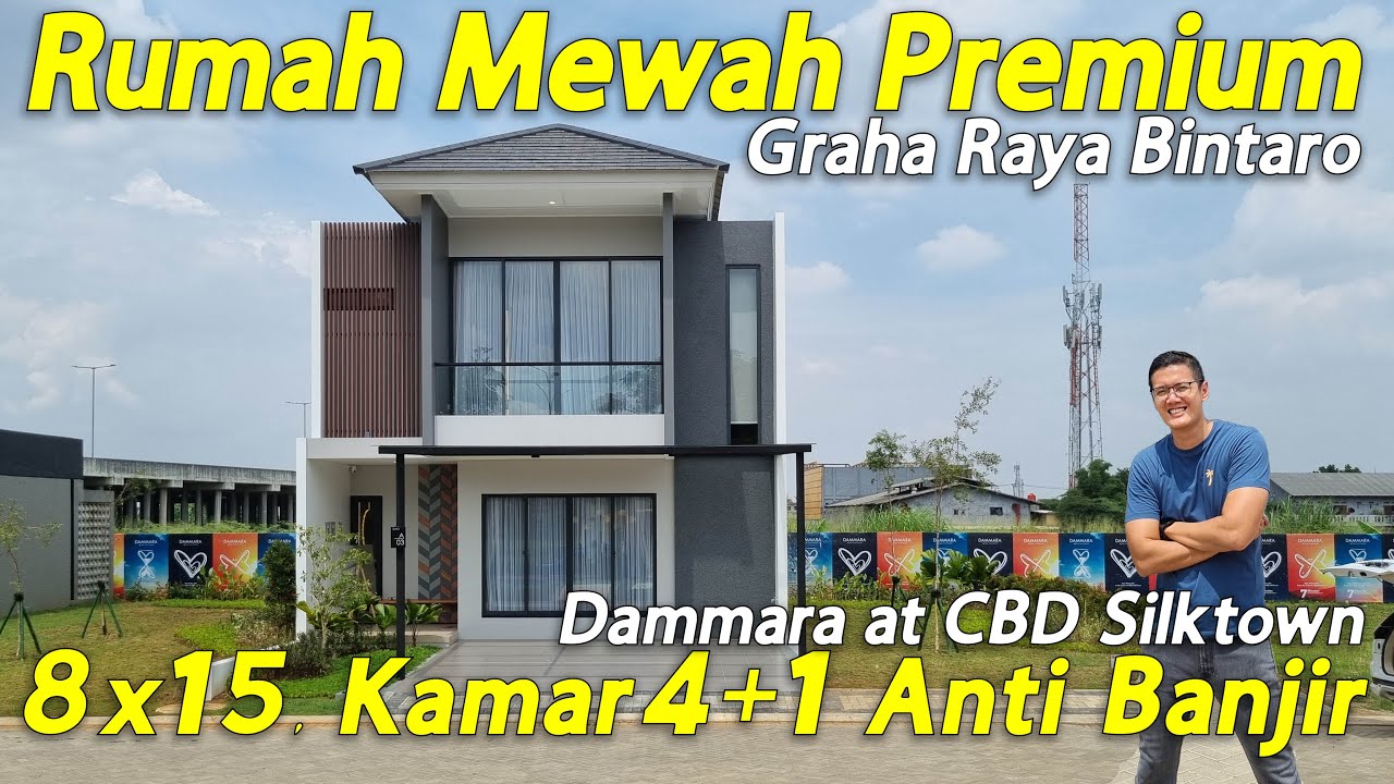 Rumah Mewah 2 Lantai Modern Tropis Di Dammara CBD Silk Town