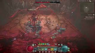 Diablo 4   Uber Lilith  Blight Golem Necromancer Season 4