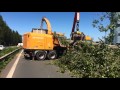 Broyage bois énergie à l'aide du camion broyeur par SOTRAVEER