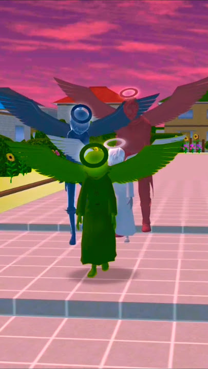 All the angels became ghosts🧚‍♀️🧟‍♂️#shorts #sakuraschoolsimulator #shortvideo #sakura #viralvideo