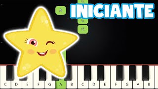 Como tocar Brilha Brilha Estrelinha no piano de brinquedo 