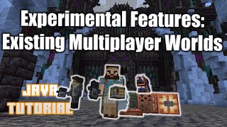 Famous Easiest Ways to Enable Experimental Features on Existing Java Multiplayer World Profile