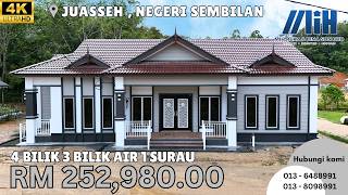 RUMAH 4 BILIK 3 BILIK AIR 1 SURAU - JUASSEH , NEGERI SEMBILAN