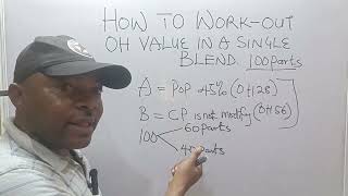 LESSON 88: WORKING OUT EFFECTIVE OH VALUE OF TWO POLYOL IN A SINGLE BLEND FOR PU PRODCUTION.