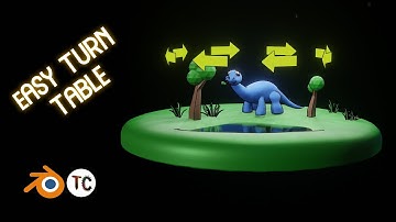 EASY BLENDER TURNTABLE. Simple How T00 SHOW OFF YOUR CREATION