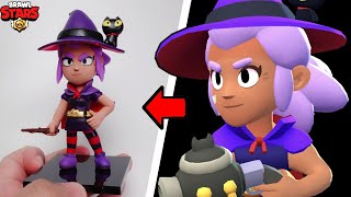 Making Witch Shelly - brawl stars clay Art