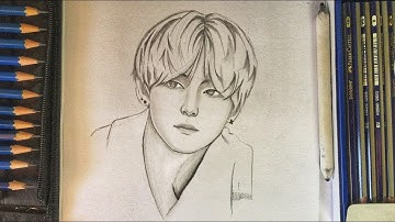 pics Bts Sketches Easy For Beginners ucretsiz bts v easy pencil drawing mp3