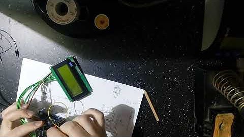 Driving a HD44780 display using SPI Interface