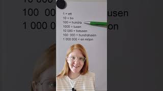 Counting In Swedish Big Numbers