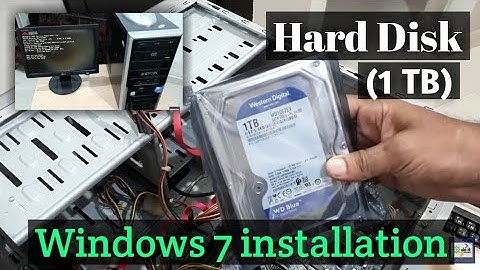 How to Repair a Dead Computer | Hard Disk Replace & Windows 7 Install Tutorial | WD 1 TB WD BLUE