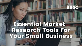 Essential Market Research Tools for Your Small Business