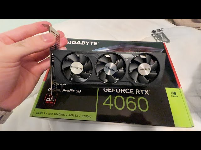 Gigabyte GeForce RTX 4060 Low-Profile GPU Pictured: Triple-Fan