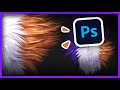 THE SECRET TOOL FOR PAINTING PRO HAIR AND FUR  / Photoshop Art Tutorial Smudge Tool