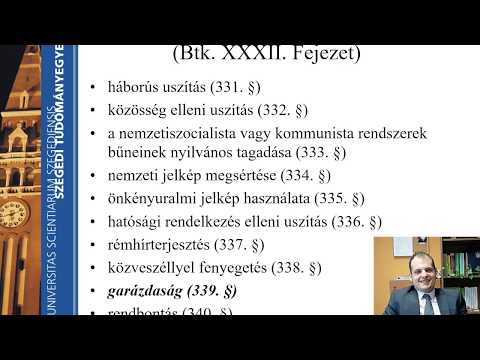 Videó: Milyen cselekmény célja a terrorizmus elleni büntetőjog megerősítése és a pénzmosás elleni küzdelem erősebb megfigyelési jogkörének biztosítása?