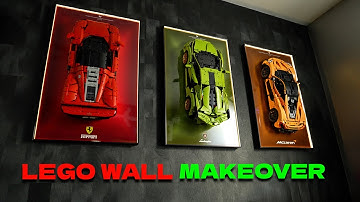 How I Made My LEGO Wall Look EPIC | Supercar Display Transformation