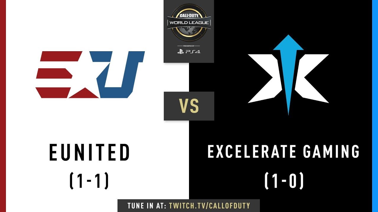 eUnited vs Excelerate Gaming | CWL Pro League 2019 | Division B | Week 3 | Day 3