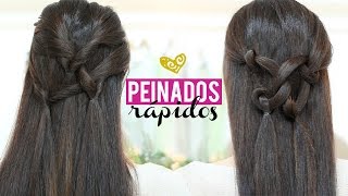 Peinados rápidos y bonitos con gomas