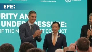 Pedro Sánchez defiende en Roma la candidatura de Planas a la FAO