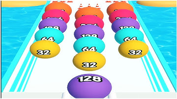 2048 Runner Balls: Ball games - Gameplay Walkthrough - Max Levels (Lvl 141-160) Android/IOS