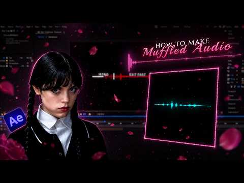 How To Make Muffled Audio | After Effects Tutorial
