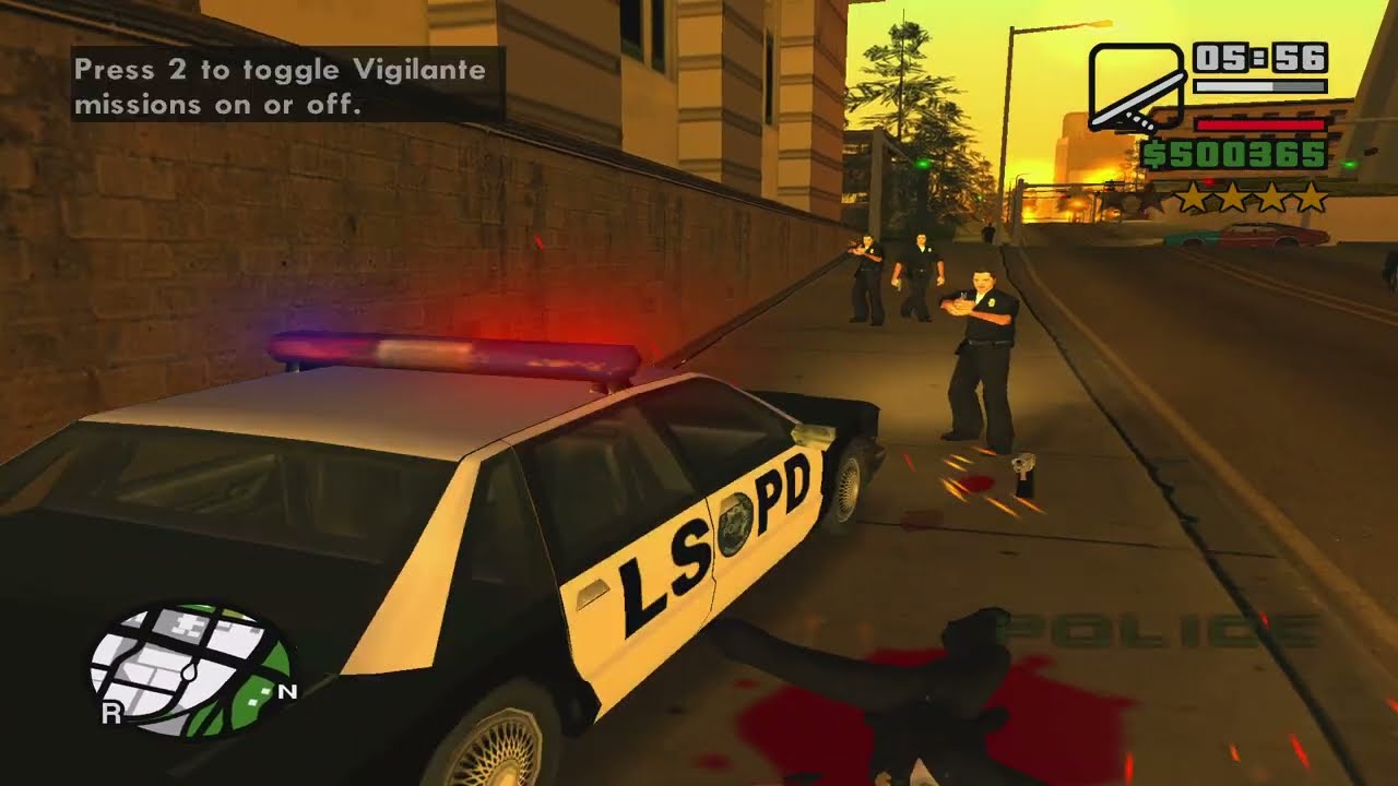 POLICE SE PANGA LE LIYA in GTA San Andreas