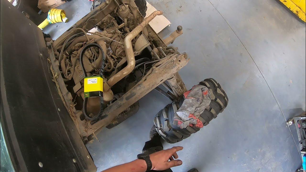 John deere gator drive belt replacement YouTube