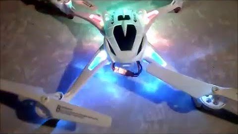 Nihui Toys U807 RC Drone NIGHT Test Flight and Review