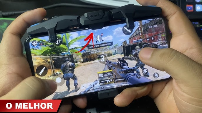 Luva Luvinha de Dedo Gamer para Jogar no Celular Free Fire FF PUBG Fortnite  Mobile Wild Rift Apex Legends COD Warzone FPS Profissional