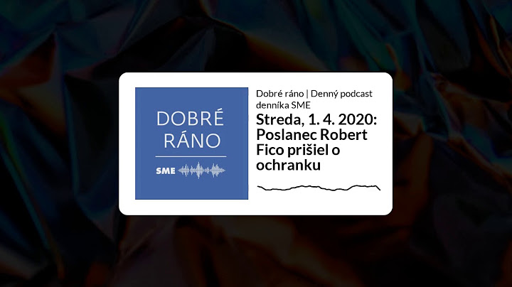 Dobré ráno: Poslanec Robert Fico prišiel o ochranku