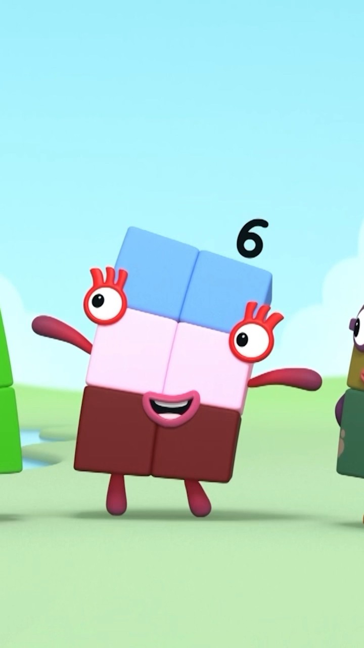 Back to School Counting Fun: Colourful Painting Numbers - Part 4 | Number Six | Numberblocks