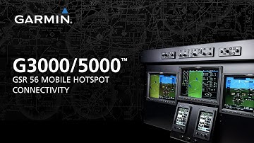 Garmin G3000/G5000, GDL 59: Connecting to WiFi