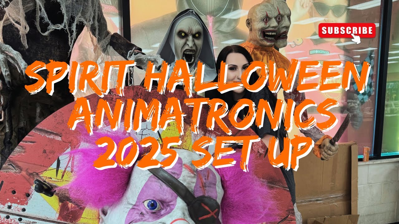 Spirit Halloween Animatronics Vlog