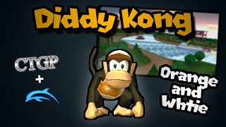 Diddy Kong - Orange & White Texture - Mario Kart Wii