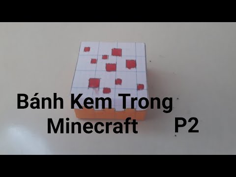 Minecraft Paper. VN | Hướng Dẫn Làm Cái Bánh Kem Trong Minecraft Bằng ...