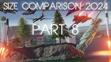 Size Comparison 2024 (Part 8) 4K 60FPS 3D