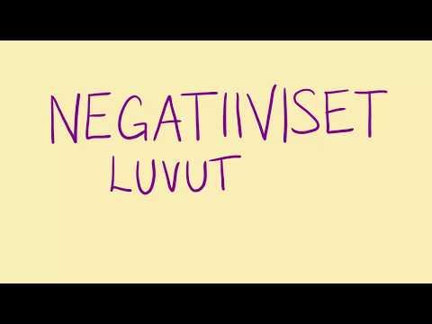 Video: Kuinka teet eksponentit negatiivisilla luvuilla?
