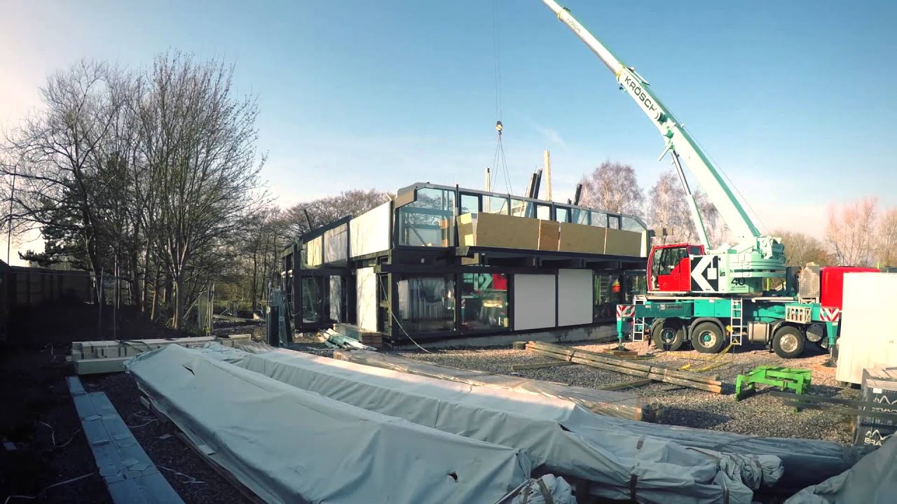 HUF HAUS London - New Show House UK timelapse - YouTube