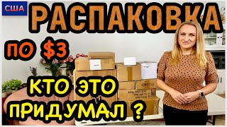 Распаковка потерянных посылок по 3$/ Кто это придумал?/ Покупки из нового магазина / США/ Флорида