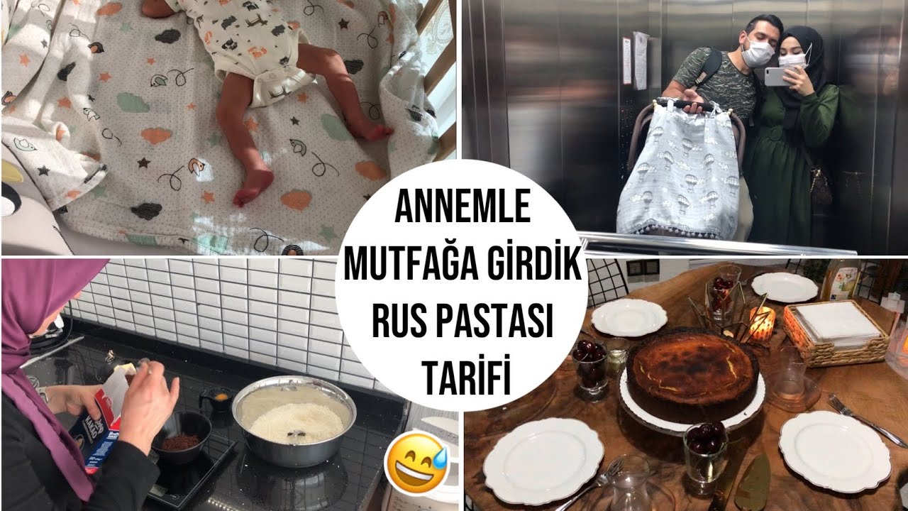 ANNEMLE MUTFAĞA GİRDİK 😅 | NEFİS RUS PASTASI TARİFİ | DOKTOR KONTROLÜNE GİTTİK
