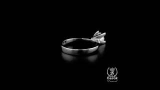 Pırlanta Tektaş Yüzük 0.70 Ct. F Si 18K Hrd Sertifikalı