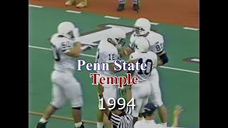 Penn State at Temple 1994 GAME STORY