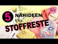 5 Nähideen für Stoffreste. Super easy!