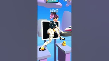 ASMR Tippy Toe Try Again |tippy toe3D  level 256 #Xshorts #tippytoe #satisfying #asmr