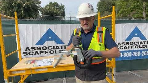 Safety Moment "Scaffold Casters" with Tim Neubauer
